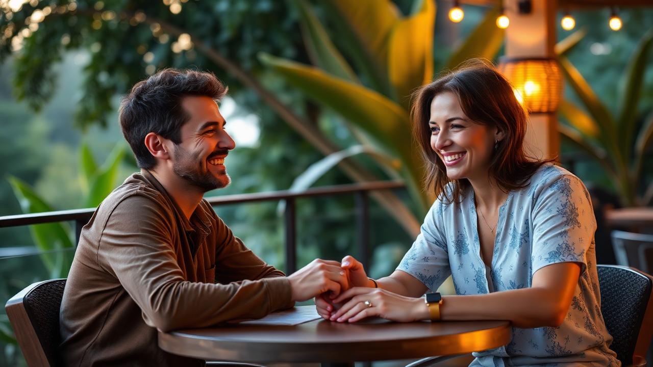 Échange humain autour d'une table à La Réunion